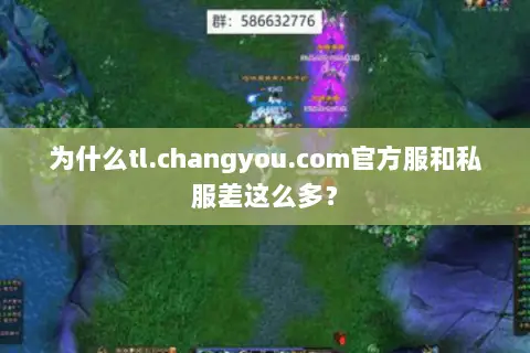 为什么tl.changyou.com官方服和私服差这么多？
