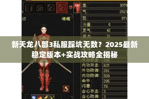 新天龙八部3私服踩坑无数？2025最新稳定版本+实战攻略全揭秘