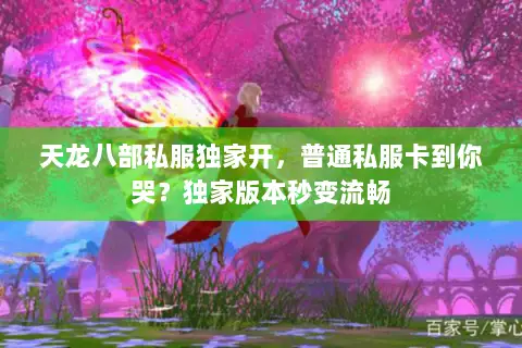 天龙八部私服独家开,普通私服卡到你哭?独家版本秒变流畅 天龙八部私服独家开,普通私服卡到你哭?独家版本秒变流畅