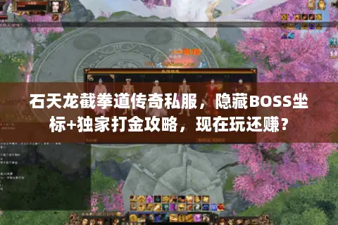 石天龙截拳道传奇私服,隐藏BOSS坐标+独家打金攻略,现在玩还赚? 石天龙截拳道传奇私服,隐藏BOSS坐标+独家打金攻略,现在玩还赚?