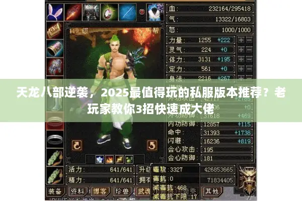 天龙八部逆袭,2025最值得玩的私服版本推荐?老玩家教你3招快速成大佬 天龙八部逆袭,2025最值得玩的私服版本推荐?老玩家教你3招快速成大佬