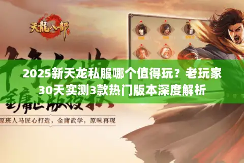 2025新天龙私服哪个值得玩？老玩家30天实测3款热门版本深度解析