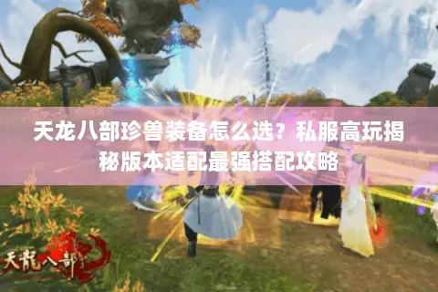 天龙八部珍兽装备怎么选?私服高玩揭秘版本适配最强搭配攻略 天龙八部珍兽装备怎么选?私服高玩揭秘版本适配最强搭配攻略