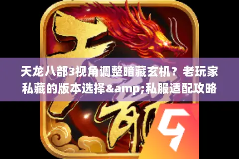 天龙八部3视角调整暗藏玄机？老玩家私藏的版本选择&私服适配攻略来了！