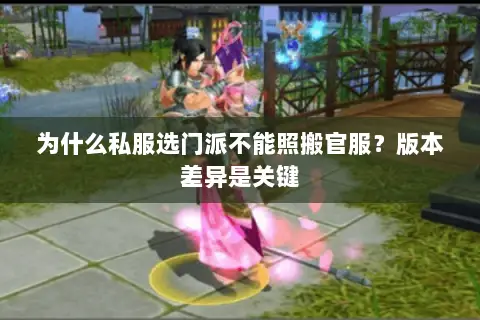 为什么私服选门派不能照搬官服?版本差异是关键 为什么私服选门派不能照搬官服?版本差异是关键