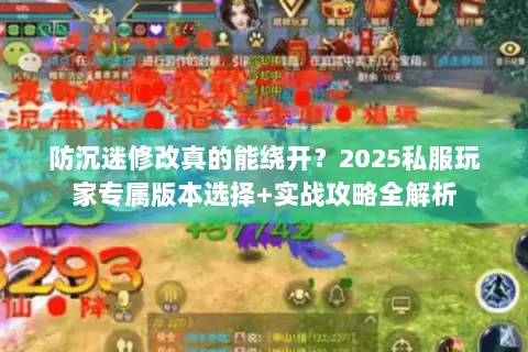 防沉迷修改真的能绕开?2025私服玩家专属版本选择+实战攻略全解析 防沉迷修改真的能绕开?2025私服玩家专属版本选择+实战攻略全解析