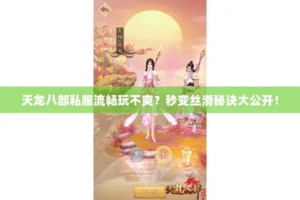 天龙八部私服流畅玩不爽？秒变丝滑秘诀大公开！