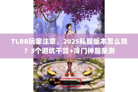 TLBB玩家注意，2025私服版本怎么挑？3个避坑干货+冷门神服亲测