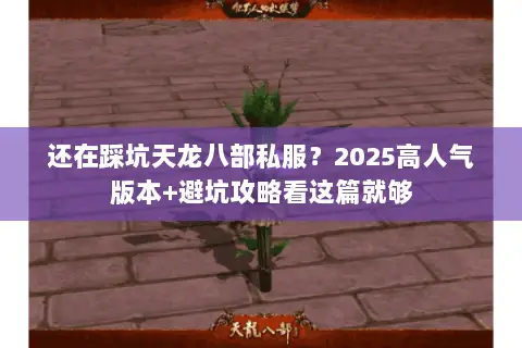 还在踩坑天龙八部私服?2025高人气版本+避坑攻略看这篇就够 还在踩坑天龙八部私服?2025高人气版本+避坑攻略看这篇就够