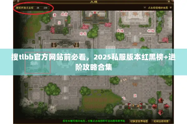 搜tlbb官方网站前必看,2025私服版本红黑榜+进阶攻略合集 搜tlbb官方网站前必看,2025私服版本红黑榜+进阶攻略合集