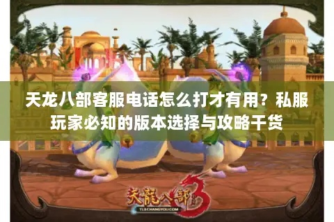 天龙八部客服电话怎么打才有用？私服玩家必知的版本选择与攻略干货