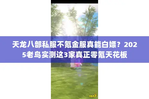 天龙八部私服不氪金服真能白嫖?2025老鸟实测这3家真正零氪天花板 天龙八部私服不氪金服真能白嫖?2025老鸟实测这3家真正零氪天花板