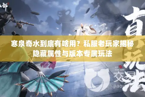 寒泉奇水到底有啥用？私服老玩家揭秘隐藏属性与版本专属玩法