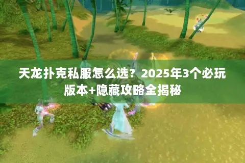 天龙扑克私服怎么选?2025年3个必玩版本+隐藏攻略全揭秘 天龙扑克私服怎么选?2025年3个必玩版本+隐藏攻略全揭秘
