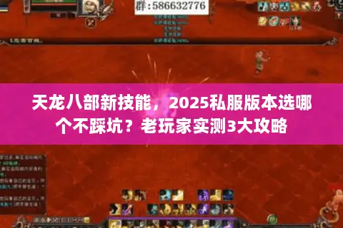 天龙八部新技能，2025私服版本选哪个不踩坑？老玩家实测3大攻略
