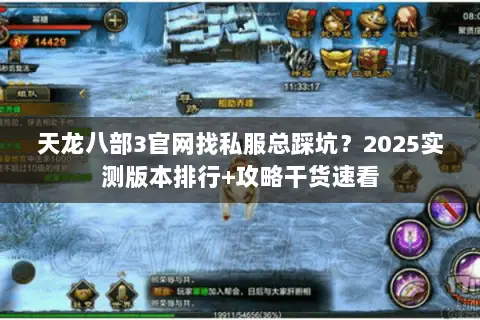 天龙八部3官网找私服总踩坑?2025实测版本排行+攻略干货速看 天龙八部3官网找私服总踩坑?2025实测版本排行+攻略干货速看