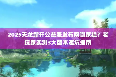 2025天龙新开公益服发布网哪家稳?老玩家实测3大版本避坑指南 2025天龙新开公益服发布网哪家稳?老玩家实测3大版本避坑指南
