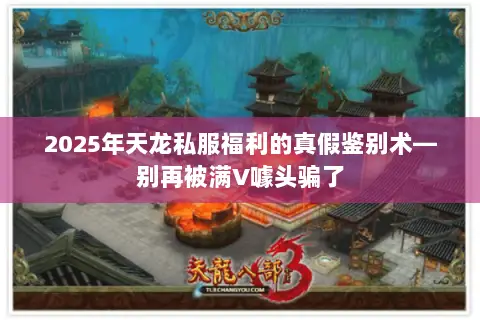 2025年天龙私服福利的真假鉴别术—别再被满V噱头骗了 2025年天龙私服福利的真假鉴别术—别再被满V噱头骗了