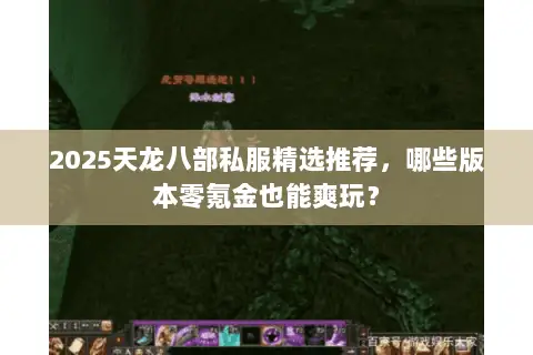 2025天龙八部私服精选推荐,哪些版本零氪金也能爽玩? 2025天龙八部私服精选推荐,哪些版本零氪金也能爽玩?