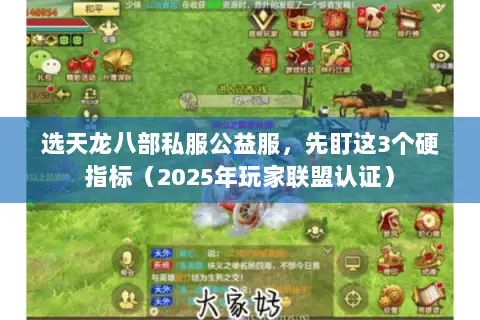 选天龙八部私服公益服,先盯这3个硬指标(2025年玩家联盟认证) 选天龙八部私服公益服,先盯这3个硬指标(2025年玩家联盟认证)