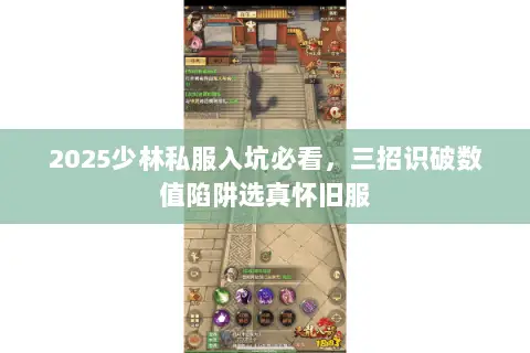 2025少林私服入坑必看,三招识破数值陷阱选真怀旧服 2025少林私服入坑必看,三招识破数值陷阱选真怀旧服