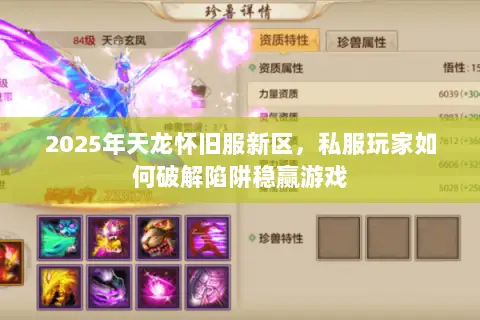 2025年天龙怀旧服新区,私服玩家如何破解陷阱稳赢游戏 2025年天龙怀旧服新区,私服玩家如何破解陷阱稳赢游戏