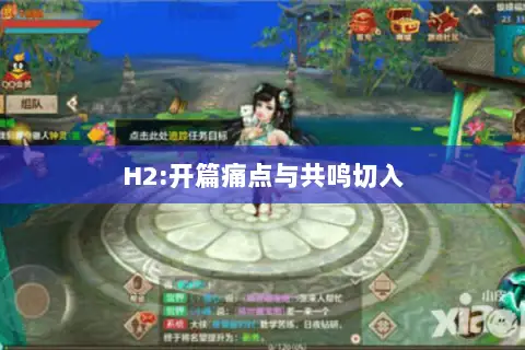 H2:开篇痛点与共鸣切入 H2:开篇痛点与共鸣切入