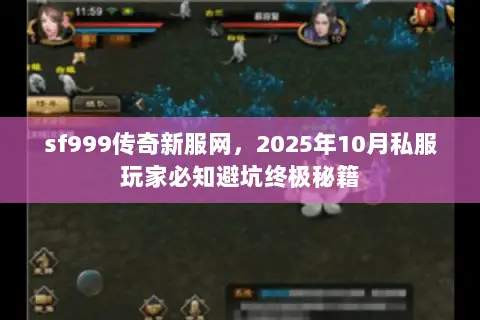 sf999传奇新服网,2025年10月私服玩家必知避坑终极秘籍 sf999传奇新服网,2025年10月私服玩家必知避坑终极秘籍
