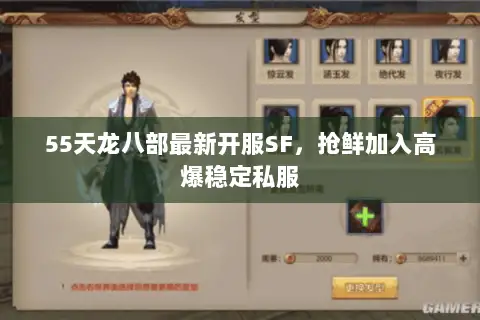 55天龙八部最新开服SF,抢鲜加入高爆稳定私服 55天龙八部最新开服SF,抢鲜加入高爆稳定私服