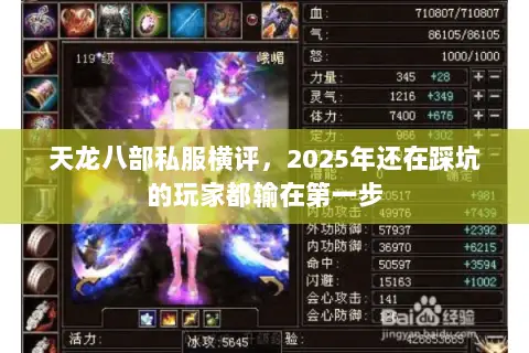 天龙八部私服横评，2025年还在踩坑的玩家都输在第一步