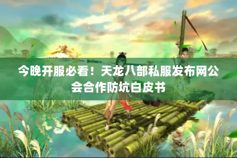 今晚开服必看!天龙八部私服发布网公会合作防坑白皮书 今晚开服必看!天龙八部私服发布网公会合作防坑白皮书