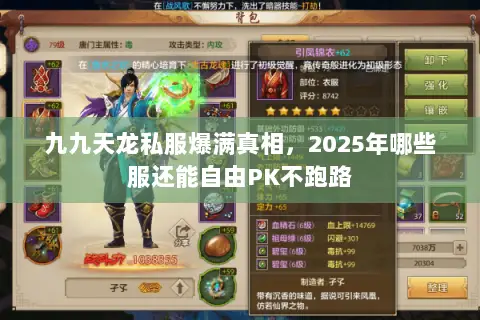 九九天龙私服爆满真相,2025年哪些服还能自由PK不跑路 九九天龙私服爆满真相,2025年哪些服还能自由PK不跑路