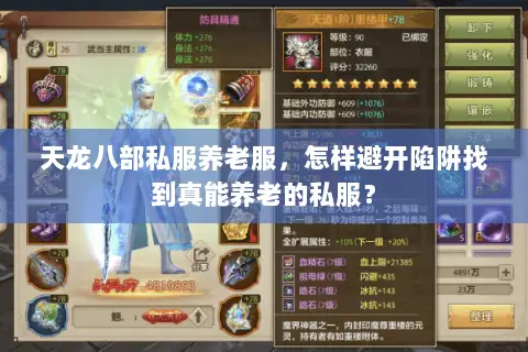 天龙八部私服养老服,怎样避开陷阱找到真能养老的私服? 天龙八部私服养老服,怎样避开陷阱找到真能养老的私服?