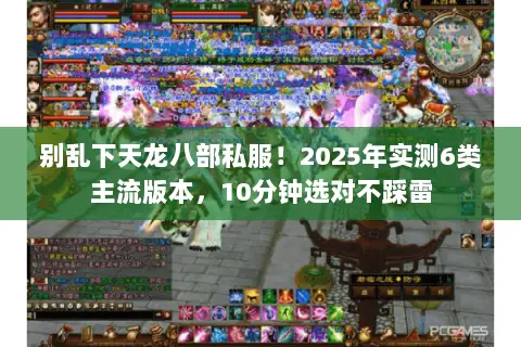 别乱下天龙八部私服！2025年实测6类主流版本，10分钟选对不踩雷