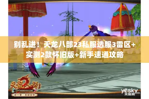 别乱进!天龙八部23私服选服3雷区+实测2款怀旧版+新手速通攻略 别乱进!天龙八部23私服选服3雷区+实测2款怀旧版+新手速通攻略