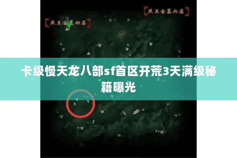 卡级慢天龙八部sf首区开荒3天满级秘籍曝光 卡级慢天龙八部sf首区开荒3天满级秘籍曝光