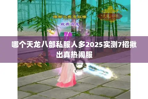 哪个天龙八部私服人多2025实测7招揪出真热闹服