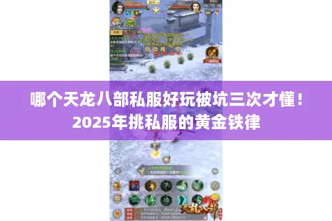 哪个天龙八部私服好玩被坑三次才懂!2025年挑私服的黄金铁律 哪个天龙八部私服好玩被坑三次才懂!2025年挑私服的黄金铁律