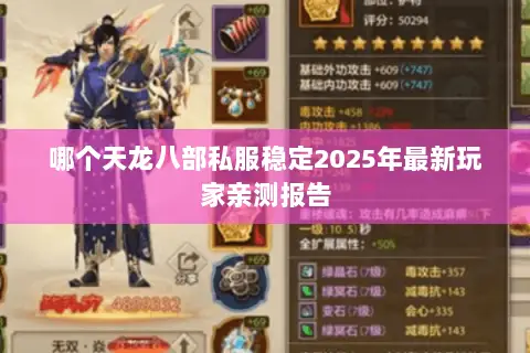 哪个天龙八部私服稳定2025年最新玩家亲测报告