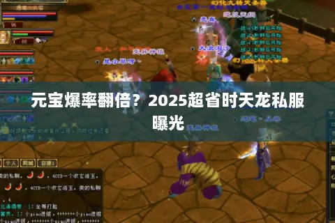 元宝爆率翻倍？2025超省时天龙私服曝光