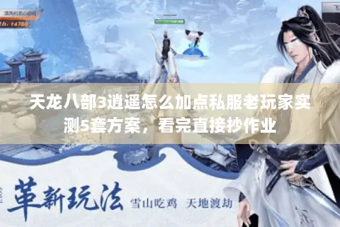 天龙八部3逍遥怎么加点私服老玩家实测5套方案，看完直接抄作业
