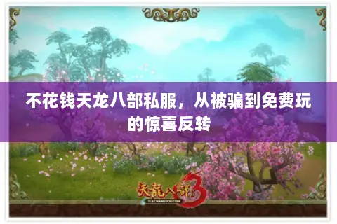 不花钱天龙八部私服，从被骗到免费玩的惊喜反转