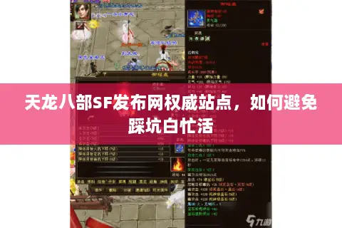 天龙八部SF发布网权威站点,如何避免踩坑白忙活 天龙八部SF发布网权威站点,如何避免踩坑白忙活