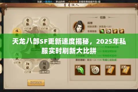 天龙八部SF更新速度揭秘,2025年私服实时刷新大比拼 天龙八部SF更新速度揭秘,2025年私服实时刷新大比拼
