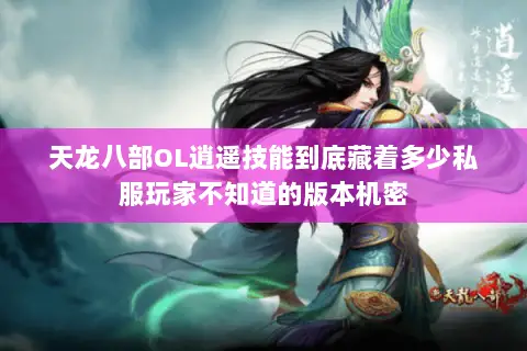 天龙八部OL逍遥技能到底藏着多少私服玩家不知道的版本机密 天龙八部OL逍遥技能到底藏着多少私服玩家不知道的版本机密