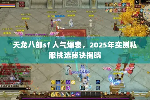 天龙八部sf 人气爆表,2025年实测私服挑选秘诀揭晓 天龙八部sf 人气爆表,2025年实测私服挑选秘诀揭晓