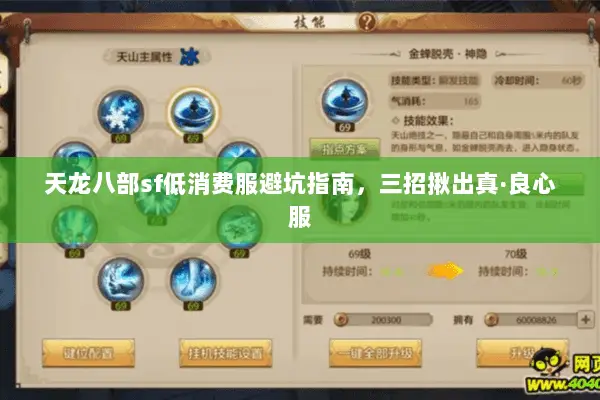 天龙八部sf低消费服避坑指南,三招揪出真·良心服 天龙八部sf低消费服避坑指南,三招揪出真·良心服