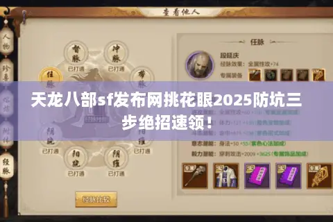 天龙八部sf发布网挑花眼2025防坑三步绝招速领！