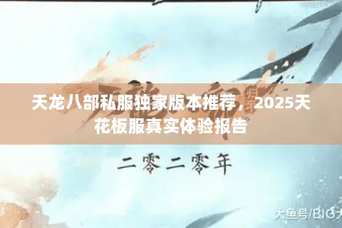 天龙八部私服独家版本推荐,2025天花板服真实体验报告 天龙八部私服独家版本推荐,2025天花板服真实体验报告