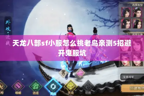 天龙八部sf小服怎么挑老鸟亲测5招避开鬼服坑 天龙八部sf小服怎么挑老鸟亲测5招避开鬼服坑